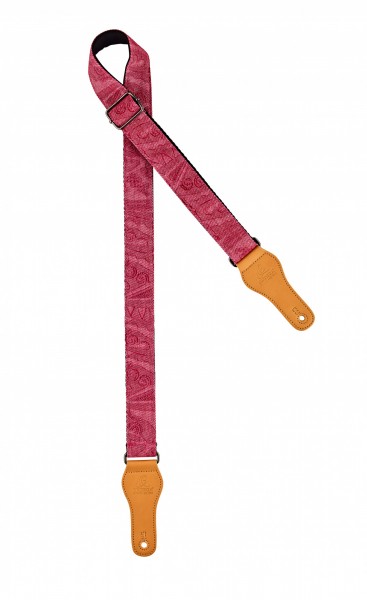 ORTEGA Spring Series Ukulele Cotton Strap - Pink Jean (OCS-320U)