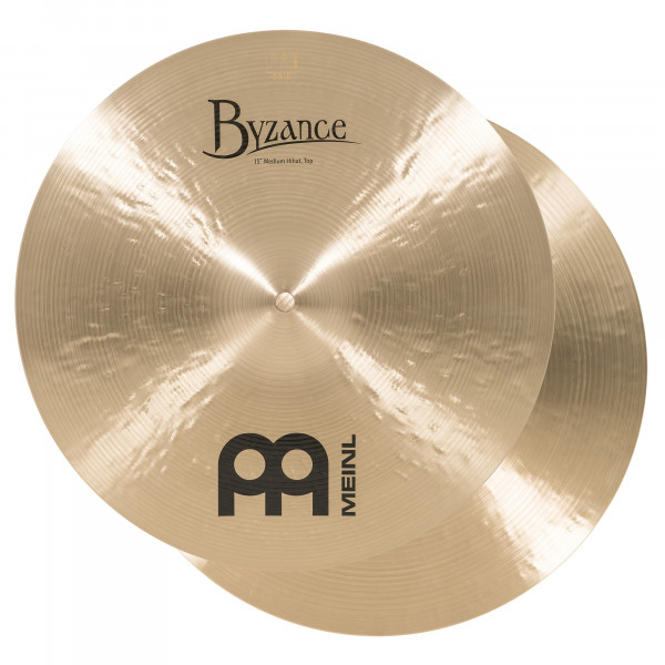 MEINL Cymbals Byzance Traditional Medium Hihat - 15" (B15MH)