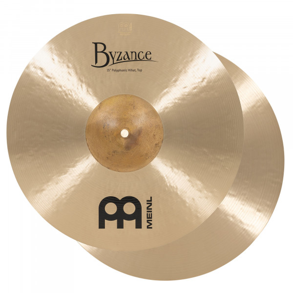 MEINL Cymbals Byzance Traditional Polyphonic HiHat - 15" (B15POH)