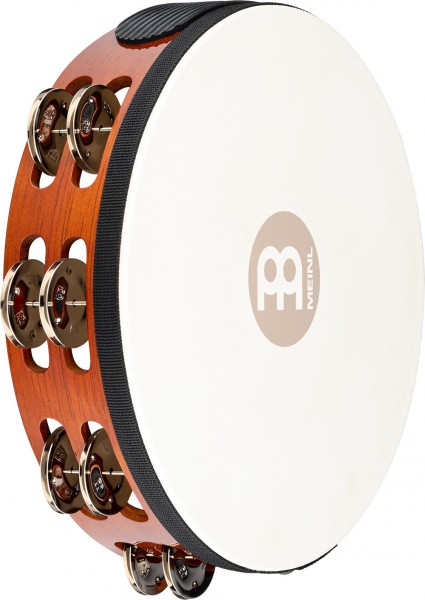 MEINL Percussion Traditional Wood Series Headed Tambourine - 10" (TAH2AB)