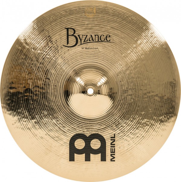 MEINL Cymbals Byzance Brilliant Medium Crash - 16" (B16MC-B)