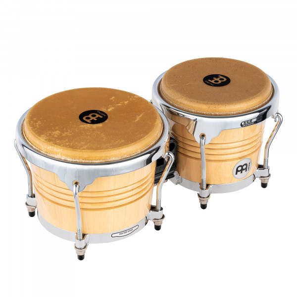 MEINL Percussion Marathon Exclusive Serie Bongo 6 3/4" Macho & 8" Hembra - Natural (FWB200NT)