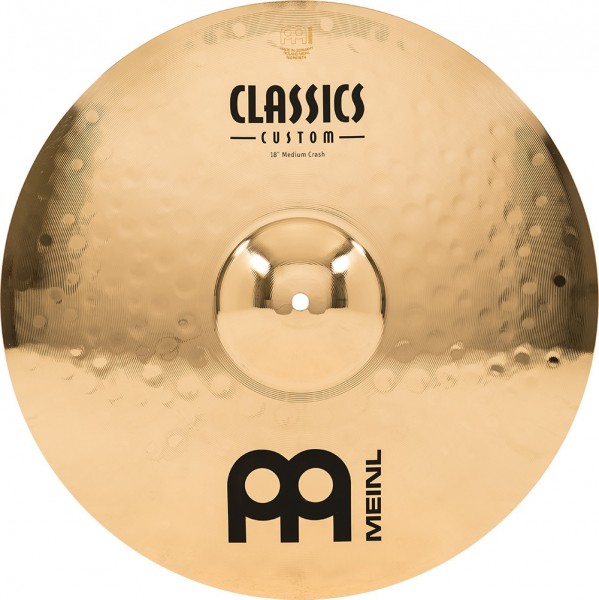 MEINL Cymbals Classics Custom Brilliant Medium Crash - 18" (CC18MC-B)