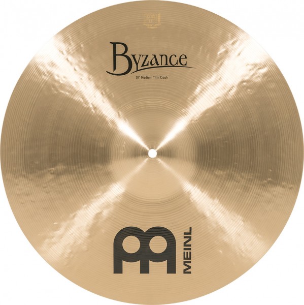 MEINL Cymbals Byzance Traditional Medium Thin Crash - 18" (B18MTC)