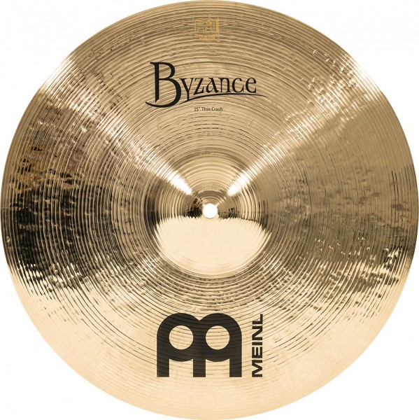 MEINL Cymbals Byzance Brilliant Thin Crash - 15" (B15TC-B)