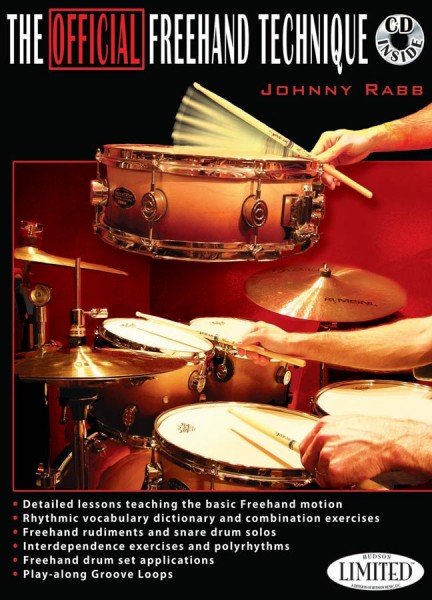 Johnny Rabb "The Official Freehand Technique" textbook incl. CD - English (JRABBBUCH2)