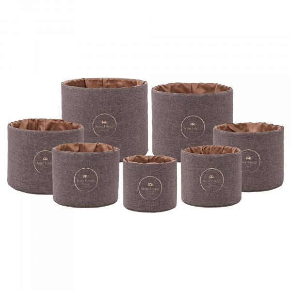 MEINL Sonic Energy Crystal Singing Bowl Sleeve Set - Brown (CSBPSSET2)