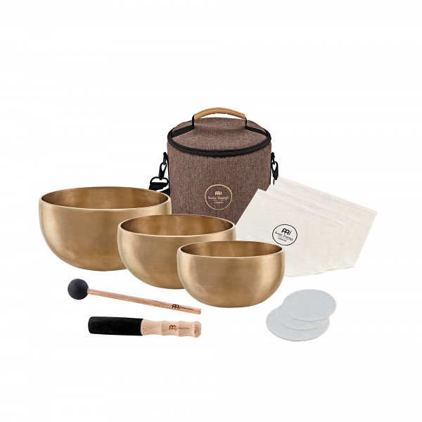 MEINL Sonic Energy 3-piece Yoga Nidra Singing Bowl Set (SB-Y1)