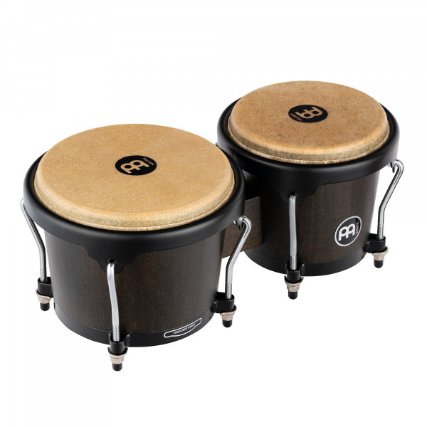 MEINL Percussion Headliner Serie Wood Bongo 6 3/4" Macho & 8" Hembra - Vintage Wine Barrel (HB100VWB-M)