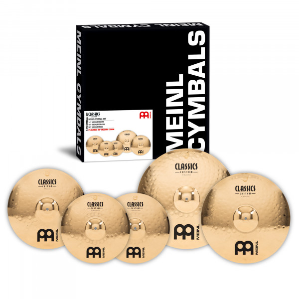 MEINL Cymbals Classics Custom Cymbal Set - CC14MH-B/CC16MC-B/CC20MR-B/CC18MC-B (CC-141620+18)