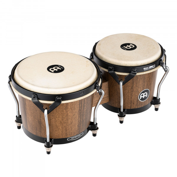 MEINL Percussion Headliner® Series Wood Bongo 6 3/4" Macho & 8" Hembra - Walnut Brown (HTB100WB-M)