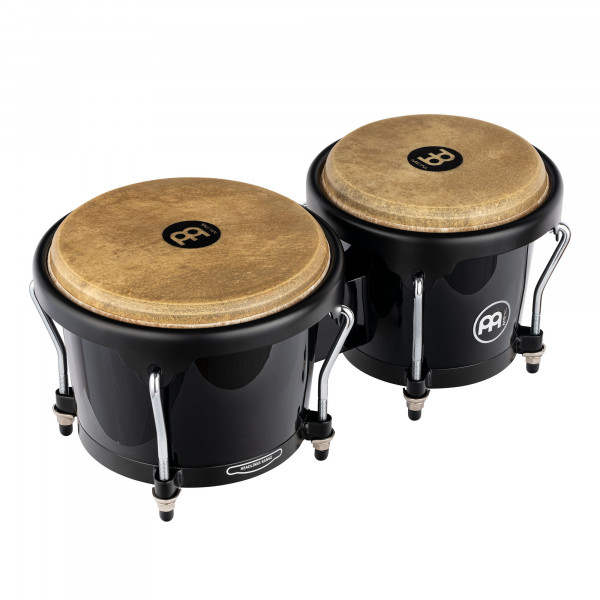 MEINL Percussion Headliner® Series Fiberglass Bongo 6 3/4" Macho & 8" Hembra - Black (HFB100BK)