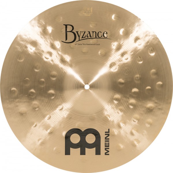 MEINL Cymbals Byzance Traditional Extra Thin Hammered Crash - 18" (B18ETHC)