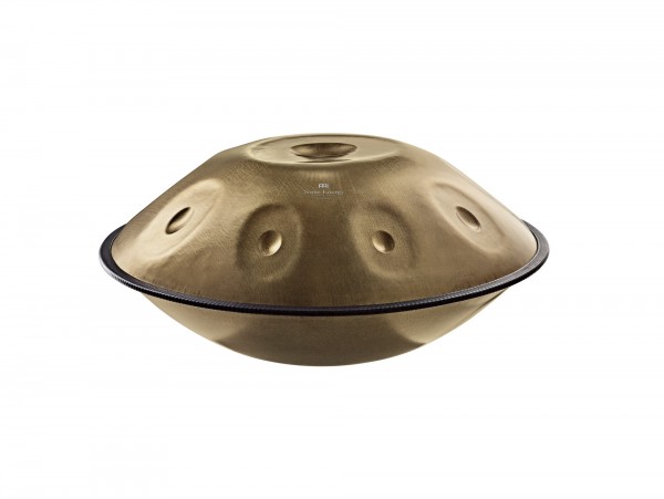 MEINL Sonic Energy Sensory Handpan Stainless Steel D Amara 9 Notes 440 Hz - Vintage Gold (HPSTL91)