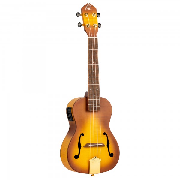 ORTEGA Custom Built Series Concert Ukulele 4 String - Honey Sunburst + Bag (RUSL-HSB)