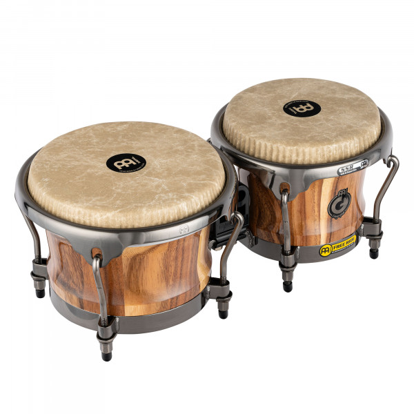 MEINL Percussion Artist Series Bongo Diego Galé, REMO® Fiberskyn® Heads - 7" & 8 1/2" Natural (DGR400CW)