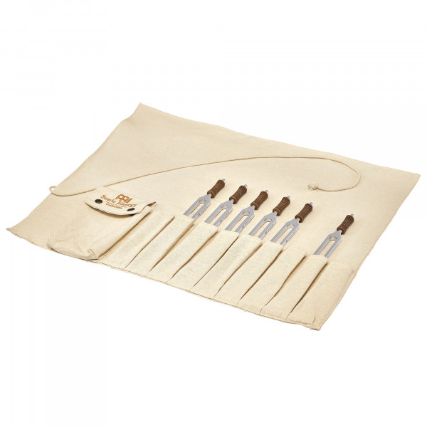 MEINL Sonic Energy 6-piece Binaural Therapy Tuning Fork Set (TTF-BT-SET-R)