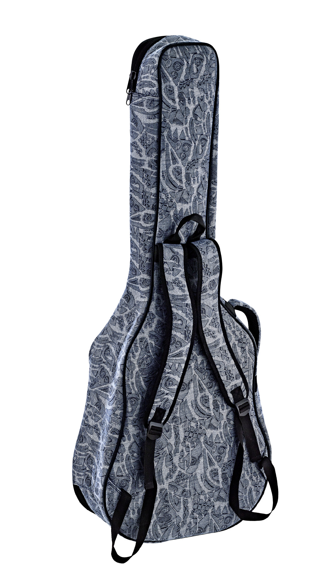 Accessories　Gigbag　Style　Guitars　(OGBAC-DN-BLJ)　10mm　Padding　Jeans　Ortega　Dreadnought　ORTEGA　Bags　Blue　MeinlShopCom