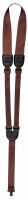 ORTEGA Nylon Guitar Strap with Support Hook - Brown (OGSHK-BR)