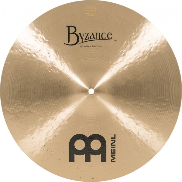MEINL Cymbals Byzance Traditional Medium Thin Crash - 16" (B16MTC)